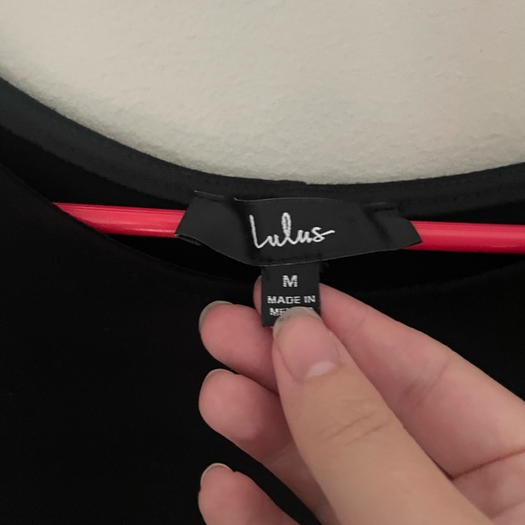 Lulu's Black Swept Away Long Sleeve Maxi Dress Size Medium - Picture 3 of 8